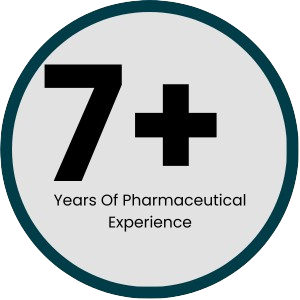 7+ tee naturel years of pharmaceutical experience